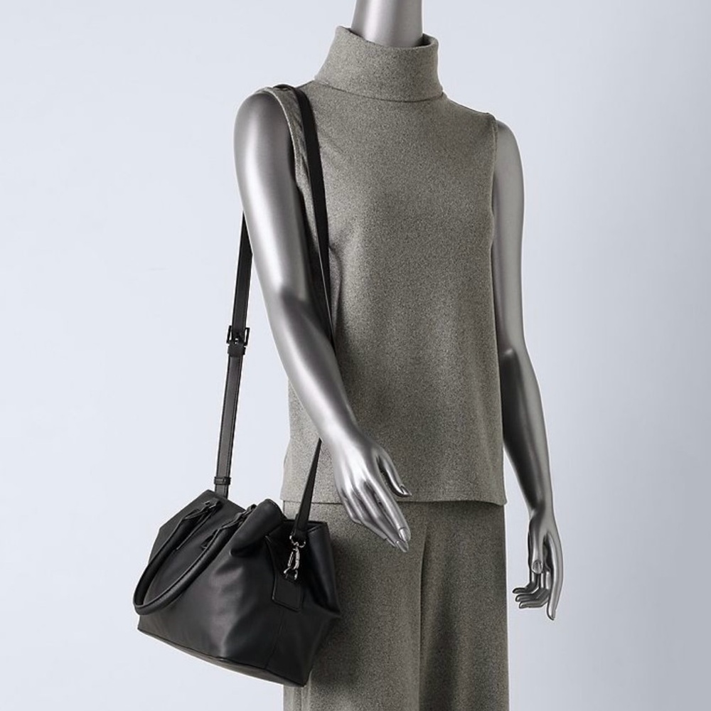 Simply Vera Wang Pinch Look Soft Satchel Bag